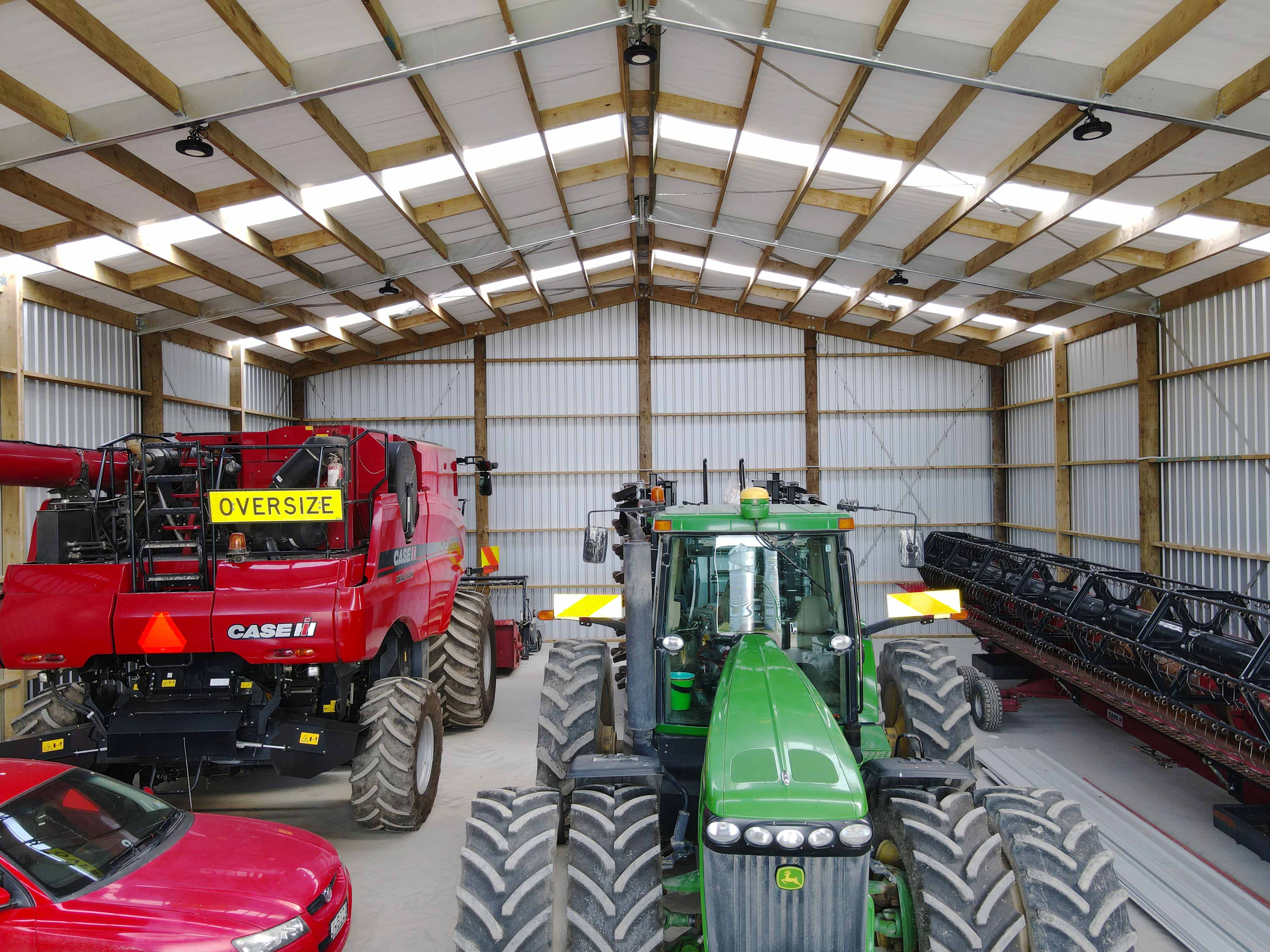 Agricultural Storage Shed, Clearspan Design for Maximum Free Space