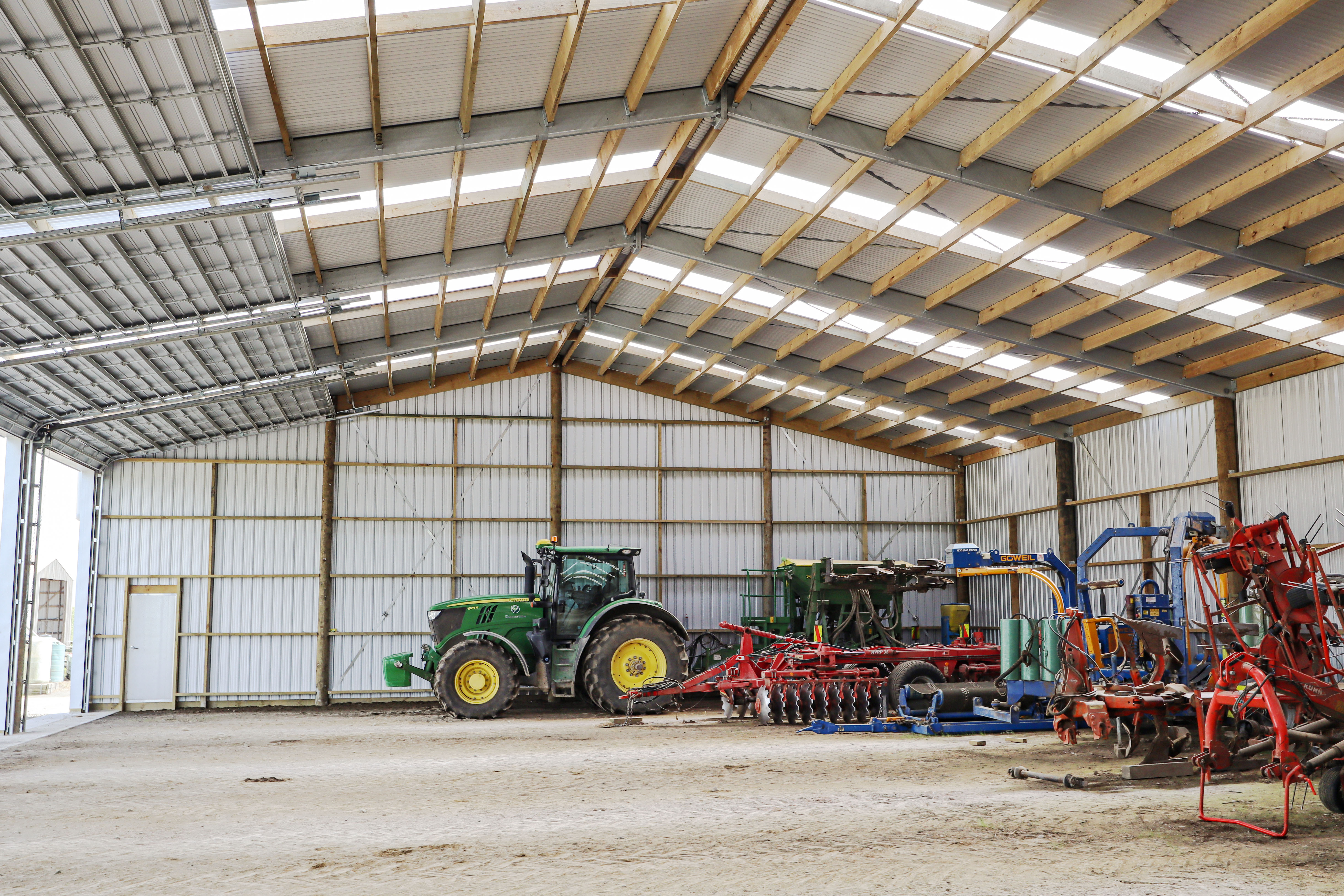 Agriculture Shed, Farm Machinery, Produce, Implement Storage